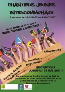 AFFICHE CHANTIERS JEUNES 2017