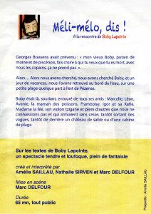 Flyer Verso Meli-melo dis A5